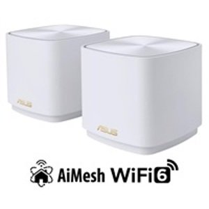 Asus ZenWiFi XD4 Plus 2-pack white Wireless AX1800 Dual-band Mesh WiFi 6 System; 90IG07M0-MO3C20