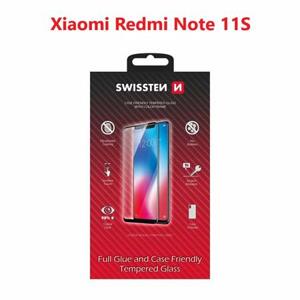 Swissten sklo full glue, color frame, case friendly Xiaomi Redmi Note 11s černé; 54501831