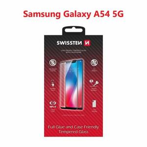 Swissten sklo full glue, color frame, case friendly Samsung A546 Galaxy A54 5G černé; 54501837