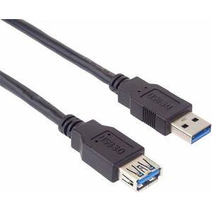 PremiumCord Prodlužovací kabel USB 3.0 Super-speed 5Gbps  A-A, MF, 9pin, 2m; ku3paa2bk