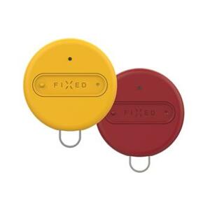 Fixed Smart tracker Sense, Duo Pack - žlutá + červená; FIXSM-SMS-YLRD