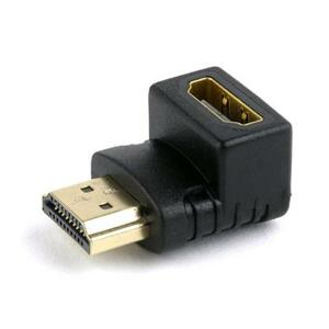 Kabel CABLEXPERT red. HDMI 90°, M/F, černá; A-HDMI90-FML