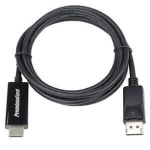 PremiumCord DisplayPort na HDMI kabel 1m  M/M; kportadk01-01