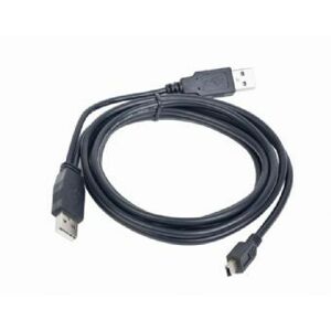 GEMBIRD Kabel propojovací USB 2.0, Dual pro extra napájení Y,  A-MINI 5PM, 0,9m; CCP-USB22-AM5P-3